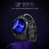 Fire-Boltt Talk 2 Pro Ultra 1.39" Round Display Stainless Steel Luxury Smart Watch, Bluetooth Calling & 360 Health Monitoring, 123 Sports Modes, Inbuilt Voice Assistant (Black) - Image 5