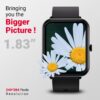Fire-Boltt Ninja Call Pro Plus 1.83" Smart Watch with Bluetooth Calling, AI Voice Assistance, 100 Sports Modes IP67 Rating, 240 * 280 Pixel High Resolution (Black) - Image 4