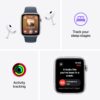 Apple Watch SE (2nd Gen, 2023) [GPS 40mm] Smartwatch with Silver Aluminum Case with Winter Blue Sport Loop One Size. Fitness & Sleep Tracker, Crash Detection, Heart Rate Monitor, Retina Display - Image 6