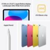 Apple iPad (10th Generation): with A14 Bionic chip, 27.69 cm (10.9″) Liquid Retina Display, 256GB, Wi-Fi 6, 12MP front/12MP Back Camera, Touch ID, All-Day Battery Life – Blue - Image 4