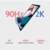 Redmi Pad | MediaTek Helio G99 | 26.95cm (10.61 inch) 2K Resolution & 90Hz Refresh Rate Display | 6GB RAM & 128GB Storage, Expandable up to 1TB | Quad Speaker - Dolby Atmos | Wi-Fi | Graphite Gray - Image 4