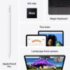 Apple iPad Air 13″ (M2): Liquid Retina Display, 512GB, Landscape 12MP Front Camera / 12MP Back Camera, Wi-Fi 6E, Touch ID, All-Day Battery Life — Starlight - Image 6