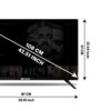 Kodak 108 cm (43 inches) Bezel-Less Design Series 4K Ultra HD Smart Android LED TV 43UHDX7XPROBL (Black) - Image 6