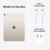 Apple iPad Air 13″ (M2): Liquid Retina Display, 512GB, Landscape 12MP Front Camera / 12MP Back Camera, Wi-Fi 6E, Touch ID, All-Day Battery Life — Starlight - Image 7
