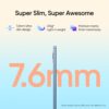 realme Pad Mini WiFi Tablet | 3GB RAM 32GB ROM (Expandable), 22.1cm (8.7 inch) Cinematic Display | 6400 mAh Battery | Dual Speakers | Grey Colour - Image 6