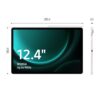 Samsung Galaxy Tab S9 FE+ 31.50 cm (12.4 inch) Display, RAM 12 GB, ROM 256 GB Expandable, S Pen in-Box, WiFi+5G, IP68 Tablet, Gray - Image 5