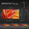 Sony 164 cm (65 inches) BRAVIA 7 4K Ultra HD AI Smart Mini LED Google TV K-65XR70 (Black) - Image 6