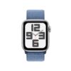 Apple Watch SE (2nd Gen, 2023) [GPS 40mm] Smartwatch with Silver Aluminum Case with Winter Blue Sport Loop One Size. Fitness & Sleep Tracker, Crash Detection, Heart Rate Monitor, Retina Display - Image 3