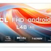 TCL 101 cm (40 inches) Mettalic Bezel-Less Full HD Smart Android LED TV 40L4B (Black) - Image 2