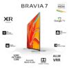 Sony 164 cm (65 inches) BRAVIA 7 4K Ultra HD AI Smart Mini LED Google TV K-65XR70 (Black) - Image 4