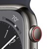 Apple Watch Series 8 [GPS + Cellular 45 mm] Smart Watch w/Graphite Stainless Steel Case with Midnight Sport Band. Fitness Tracker, Blood Oxygen & ECG Apps, Always- On Retina Display, Water Resistant - Image 4