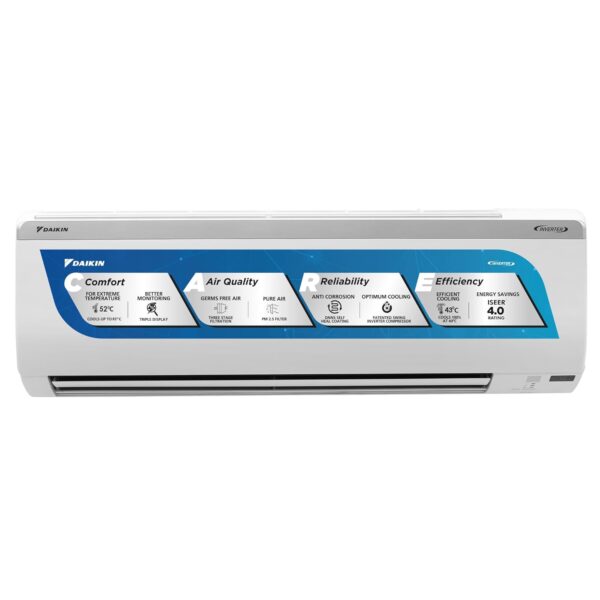 Daikin 1 Ton 3 Star Inverter Split AC (Copper, PM 2.5 Filter, 2023 Model, MTKL35UV16, White)