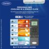 Carrier 1.5 Ton 3 Star AI Flexicool Inverter Split AC (Copper, Convertible 6-in-1 Cooling,High Density Filter, Auto Cleanser, 2024 Model,ESTER NEO Exi+, CAI18ER3R34F0,White) - Image 6