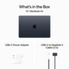 Apple 2024 MacBook Air 15″ Laptop with M3 chip: 38.91 cm (15.3″) Liquid Retina Display, 8GB Unified Memory, 256GB SSD Storage, Backlit Keyboard, 1080p FaceTime HD Camera, Touch ID- Midnight - Image 6