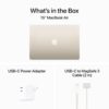 Apple 2024 MacBook Air 15″ Laptop with M3 chip: 38.91 cm (15.3″) Liquid Retina Display, 16GB Unified Memory, 512GB SSD Storage, Backlit Keyboard, 1080p FaceTime HD Camera, Touch ID- Starlight - Image 6