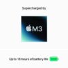 Apple 2024 MacBook Air 13″ Laptop with M3 chip: 34.46 cm (13.6″) Liquid Retina Display, 16GB Unified Memory, 512GB SSD Storage, Backlit Keyboard, 1080p FaceTime HD Camera, Touch ID- Silver - Image 3