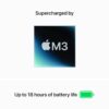 Apple 2024 MacBook Air 15″ Laptop with M3 chip: 38.91 cm (15.3″) Liquid Retina Display, 16GB Unified Memory, 512GB SSD Storage, Backlit Keyboard, 1080p FaceTime HD Camera, Touch ID- Silver - Image 3