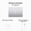 Apple 2024 MacBook Air 15″ Laptop with M3 chip: 38.91 cm (15.3″) Liquid Retina Display, 16GB Unified Memory, 512GB SSD Storage, Backlit Keyboard, 1080p FaceTime HD Camera, Touch ID- Silver - Image 6
