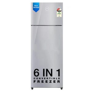 Godrej 223 L 3 Star Convertible Freezer 6-In-1, Nano Shield Technology, Inverter Frost Free Double Door Refrigerator(2023 Model, RT EONVALOR 260C RCIF ST RH, Steel Rush)