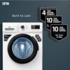 IFB 7 Kg 5 Star Fully Automatic Front Load Washing Machine 2X Power Steam (NEO DIVA BXS 7010, White & Black, In-built Heater, 4 years Comprehensive Warranty) - Image 6