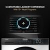 Haier 8 kg 5 Star Super Drum Inverter Washing Machine Fully Automatic Front Load, HW80-IM12929C, White - Image 4