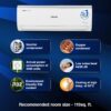 Voltas 1 Ton 3 Star, Inverter Split AC(Copper, 4-in-1 Adjustable Mode, Anti-dust Filter, 2023 Model, 123V Vectra Elite, White) - Image 2
