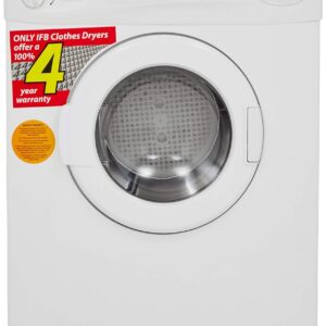 IFB 5.5 kg Front Load Fully-automatic Dryer (TURBO DRY,white,Inbuilt Heater, Allergy Free Technology