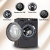 LG 11 Kg (Wash) / 7 Kg (Dry), AI Direct Drive Technology, Steam+ & Wi-Fi Front Load Fully Automatic Washer Dryer (FHD1107STB, Intelligent & Convenient Fabric Care, Wrinkle Care, Black Steel) - Image 11