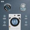 IFB 7 Kg 5 Star Fully Automatic Front Load Washing Machine 2X Power Steam (NEO DIVA BXS 7010, White & Black, In-built Heater, 4 years Comprehensive Warranty) - Image 3