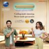 Lloyd Stellar 1.5 Ton 5 Star WiFi Inverter Split AC (6 in 1 Convertible, Mood Lighting + Ambi Lighting, Door Open Alert, Copper, Smart 4-Way Swing, 2024 Model, White with Silver Deco, GLS18V5FWSSL) - Image 2