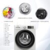 Whirlpool 7 Kg 5 Star Inverter Front Load Fully Automatic Washing Machine with In-Built Heater (XS7010BWW52E, Crystal White, 100+ Tough Stains, Steam Technology, 6th Sense Soft Move, 2024 Model) - Image 5