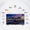 Xiaomi 125 cm (50 inches) X Series 4K LED Smart Google TV L50MA-AUIN (Black) - Image 2