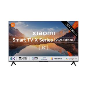 Xiaomi 125 cm (50 inches) X Series 4K LED Smart Google TV L50MA-AUIN (Black)