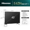 Hisense 108 cm (43 inches) E43N Series Full HD Smart Google LED TV 43E43N (Black) - Image 3